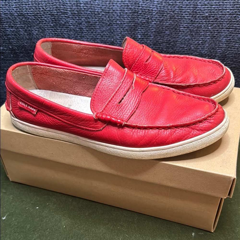 Cole Haan Men's Red Loafers